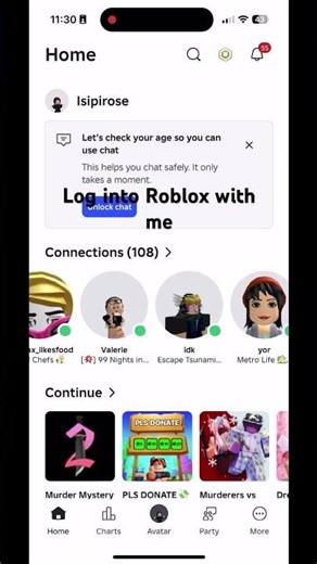 Log into Roblox with me 😏