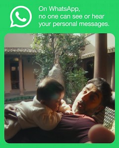 1.3K views · 316 reactions | No one, not even WhatsApp, can see or hear your personal messages. | WhatsApp | Facebook