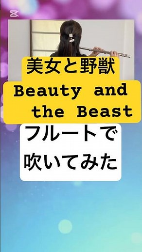 【美女と野獣】「ロマンティックな時間をフルートで。『Beauty and the Beast』演奏」 #大人の音楽時間 #優しい #心に響く音色