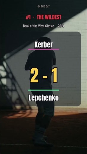 Kerber 2 - 1 Lepchenko?! 🎾 #shorts