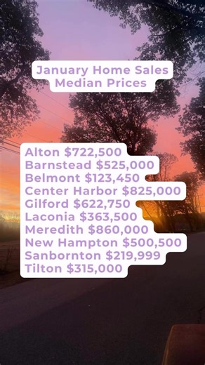 These numbers surprise a lot of people 👀 January median prices across the Lakes Region show just how different each town really is …and why “the market” isn’t one-size-fits-all. Here’s the value piece most people miss 👇 👉 A higher median price doesn’t automatically mean “overpriced.” 👉 A lower median doesn’t automatically mean “a deal.” Median price is influenced by: • What actually sold (size, condition, location) • Inventory mix (lakefront vs. in-town vs. condos) • Buyer behavior in that s