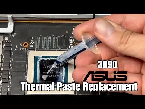 3090 Asus Rog Strix Thermal Paste Replacement