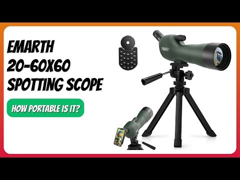 REVIEW (2025): Emarth 20-60x60 Spotting Scope. Features.