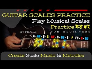 Guitar Scale Practice for Beginners | Guitar Musical Scale | Finger Exercise for Strength & Speed