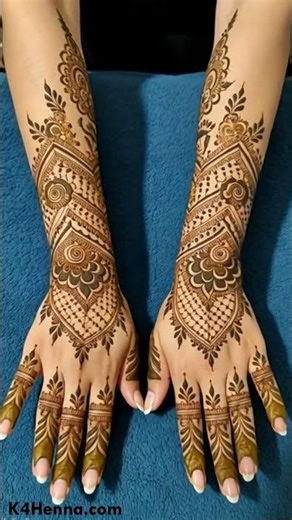 New Front & Back Hand Mehndi Designs | Easy & Elegant