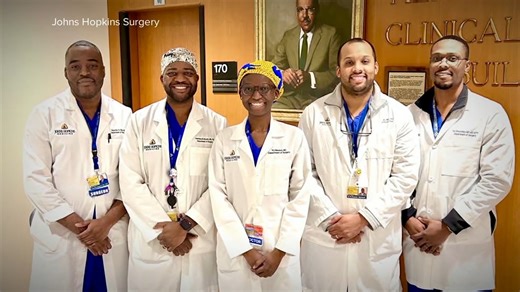 🩺 History was made at Johns Hopkins Hospital as five Black surgical residents became the first all-Black team to lead its Trauma & Acute Care Surgery service. Congratulations to Doctors Valentine Alia, Lawrence Brown, Ivy Mannoh, Zachary Enumah, and Ifeoluwa Shoyombo. This is BLACK EXCELLENCE at its finest and a powerful reminder of what becomes possible when doors are opened! ✊🏿 | Ben Crump