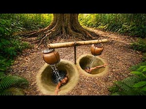 Build Tunnel Private Underground Hidden Two Water Slide To Tunnel Pools , Real Life