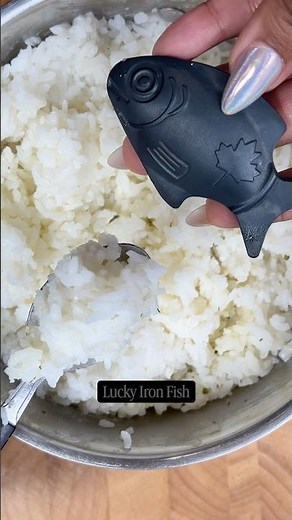 Lucky Iron Fish Iron boosted Rice #luckyironfish #irondeficiency
