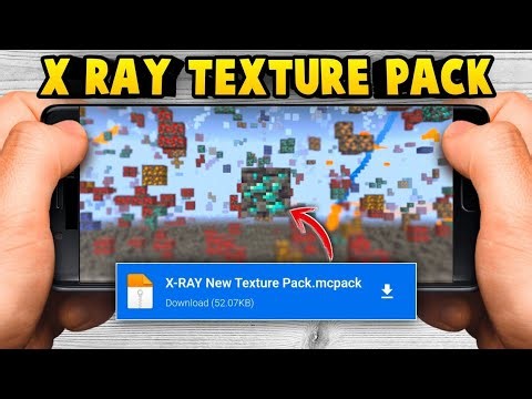 X-RAY VISION Mod for Minecraft Survival pe || NIGHT VISION Texture Pack 1.21