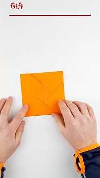 3-Minute Origami MONEY ENVELOPE! | Easy DIY Gift Card Holder