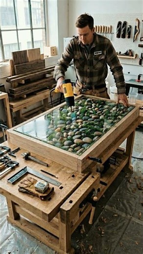 Making a Luxury Zen Garden Epoxy Table