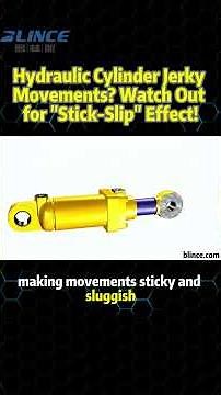 Why Is Your Hydraulic Cylinder Jerking? | 3 Common Causes of Stick-Slip (Creeping)