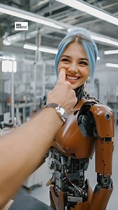 Is This Robot Actually Real? 😄 #cyborg #robotgirl #robot #robotics | SoulAndroide