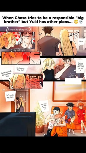 When Choso tries to be a responsible "big brother" but Yuki has other plans... 😳💀