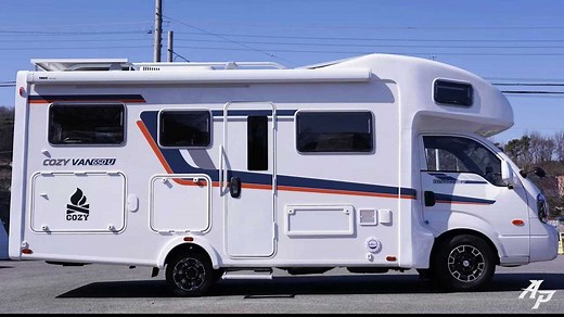 Kia Bongo Camper In South Korea Has A Place To Keep Your Shoes Warm