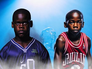 "That is Jadakiss not Jordan" - Fans are amused with AI re-imagining Shaquille O'Neal, Kobe Bryant & other NBA superstars as kids