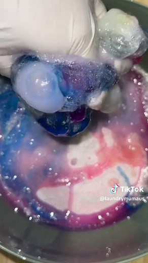Replying to @chloe lualhati margareth Hopefully this rainbow paste meets your expectations! I tried a few different ways, but I think this one turned out the best. #laundry #cleantok #asmr #oddlysatisfying #australia