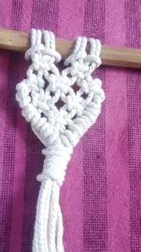 Diy macrame heart' wall hanging design