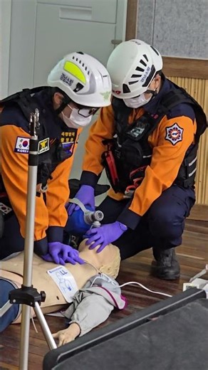 #5th Volunteer Firefighter Day #Paramedic Demonstration #Hamyang Fire Station