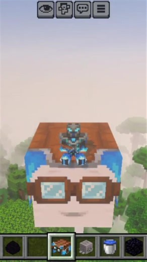 Minecraft pocket edition Happy ghast riding 💯💯#minecraft #happyghast#video