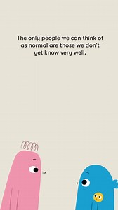 6.6K views · 93 reactions | Our idea of normality is a fiction – one easily dispelled by getting better acquainted with any ostensibly ‘normal’ person we might meet. For more on the fallacy of normality, follow the link below. https://www.theschooloflife.com/article/on-being-very-normal/ | The School of Life | Facebook