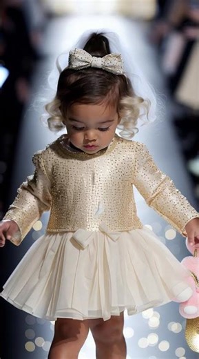 Cute Baby Girl Modeling on Runway | Kids Fashion Walk 2025