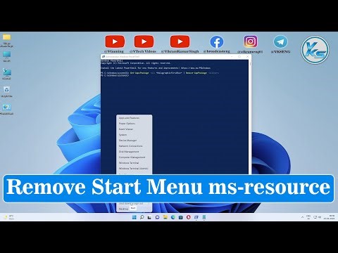 ✅ How To Remove ms-resource:AppName/Text entry in Windows Start Menu