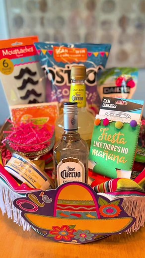DIY Mexican Margarita Gift Basket Tutorial