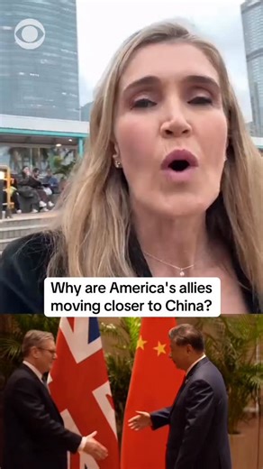 In recent weeks, leaders from South Korea, Canada, Finland and the United Kingdom have traveled to Beijing to deepen trade ties with China, signaling a shift in global economic relationships. That growing engagement with Beijing reflects concerns among U.S. allies about America’s reliability under President Trump’s foreign policy, CBS News’ @anna.coren explains. | CBS News