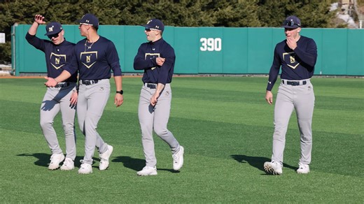 Navy Athletics | Almost that time⌛️ Preseason All-Patriot League INF Evan Brown and RHP Brady Bendik get you ready for tomorrow's @navy.baseball opener at... | Instagram