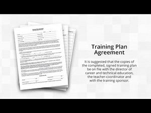 How to Complete Work-Based Learning Training Plan Agreement