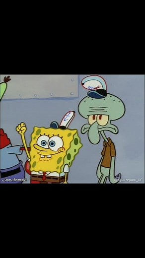 @squarepant_id on Instagram: "Kompilasi squidward saat bekerja."