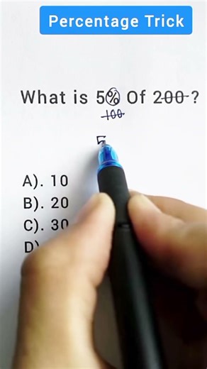 Persentag trick #maths