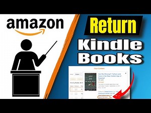 How To Return Kindle Books For A Refund