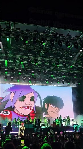 Gorillaz - 19-2000 (part 1 live in Istanbul concert 16.07.2026 parkorman)