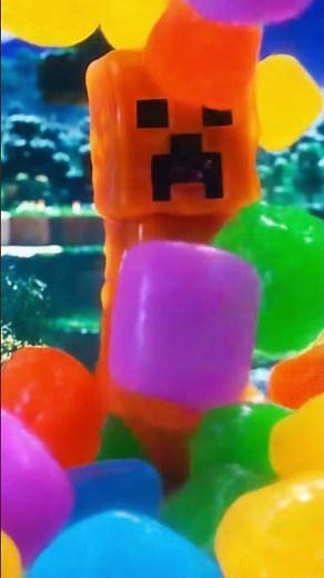 Jelly Creeper Explosion in Minecraft 🍮💥