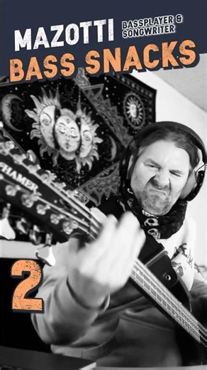 BASS SNACKS #2 🥨 12-String Bass MONSTER 🎸 | Hamer chaparral 12-Stringbass | #shorts