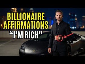 "I AM RICH" - Millionaire Mindset Affirmations | Luxury Lifestyle & Success (1 hour)