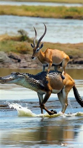 Mystical Creatures by the Water – Enchanted Wild Moment