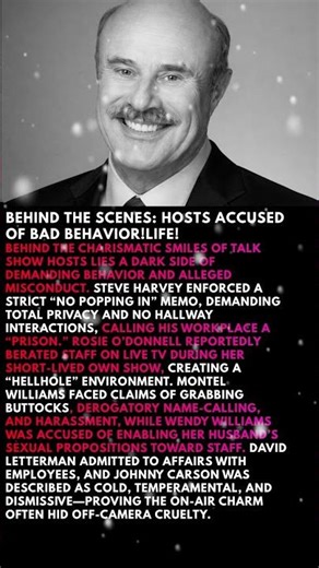 Behind the Scenes: Hosts Accused of Bad Behavior!