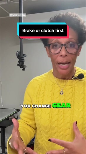 Your brake pedal is the one that slows you down and is the one that you would normally press 1st to come to a stop, unless you’re already moving extremely slowly #Driving #DrivingTips #DrivingTest #TheoryTest #TheoryTestPractice