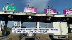 New Jersey Turnpike Authority approves new 3% toll hike for 2025