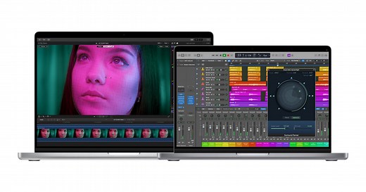 搭载 M1 Pro、M1 Max 芯片的全新 MacBook Pro 推出更新版 Final Cut Pro 和 Logic Pro