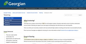 Library and Learning Services: Tutoring: Looking for a Tutor