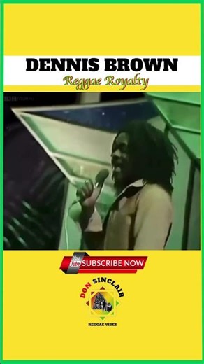 Roots & Culture Reggae Royalty Legend: Dennis Brown Live Performance Reggae #Music #shorts