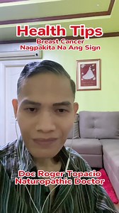 17K views · 477 reactions | Ang Nakakatakot Na Sign Sa Breast Cancer, Ano Ito? Panoorin At Tapusin Po Ninyo At Magsilbing Aral Po Sa Lahat #fbreels #fyp #fbreelsviral #fbvideoreels #fypシ゚ #Cancer #thankyou #goodvibes #everyone #followers #highlights | Rogelio B. Topacio | Facebook