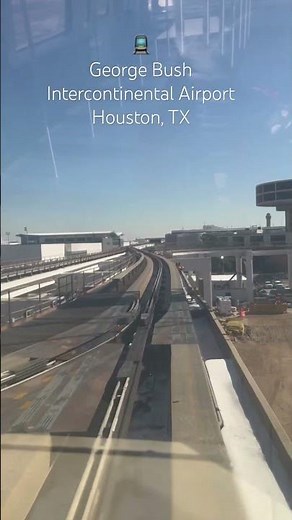 George Bush Intercontinental Airport (IAH) Houston, TX #shortvideo #airport #trian #travel