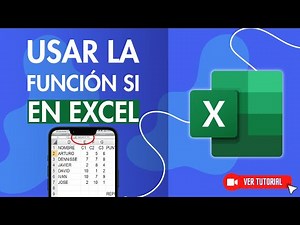 Cómo Usar la FUNCIÓN SI EN EXCEL con Ejemplos Básicos | 📈 Tutorial paso a paso 📈