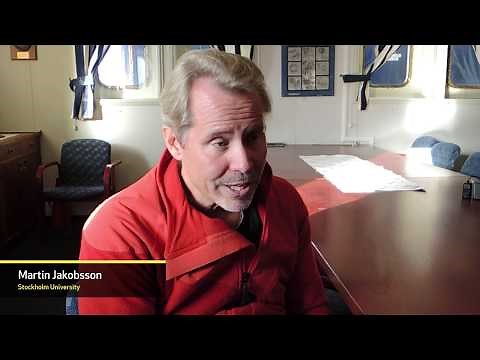 Martin Jakobsson explains how to collect sediment cores from the sea floor