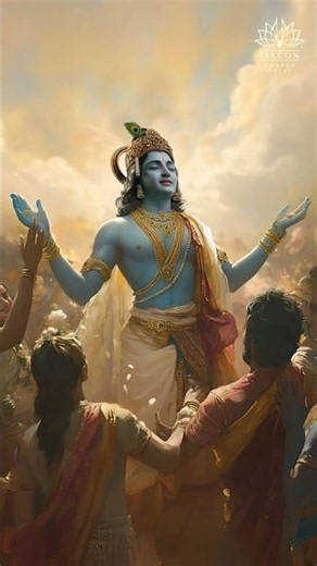 When the world feels uncertain, remember that Lord Krishna is always your protector.